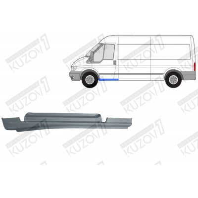 Порог (левый) Klokkerholm для FORD TRANSIT 2000-2006 - фото
