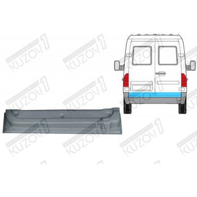 Дверь Задняя (левая) Нижняя Klokkerholm для Volkswagen LT 1996-2006 - фото