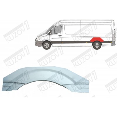 Арка задняя (левая) Polcar для Volkswagen CRAFTER 2006-2016 - фото