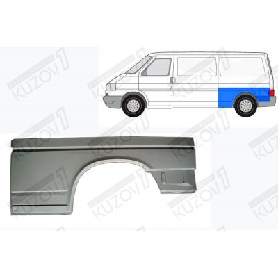 Крыло Заднее (левое) Klokkerholm для Volkswagen T4 1990-1996 - фото